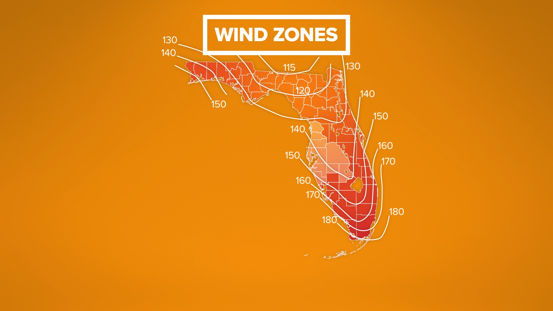 Florida Wind Zones Map