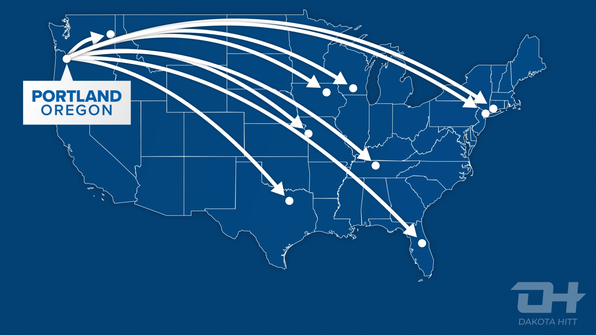 Postal Service Map